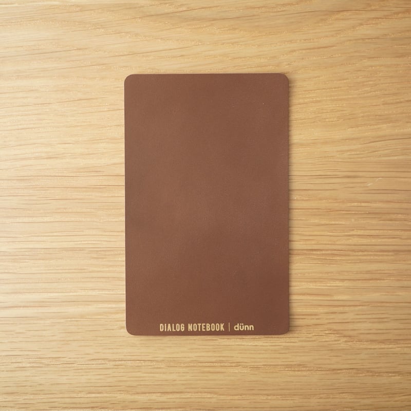 dünn DN本革下敷き（限定カラー｜ブラウン） | DIALOG NOTEBOOK STORE