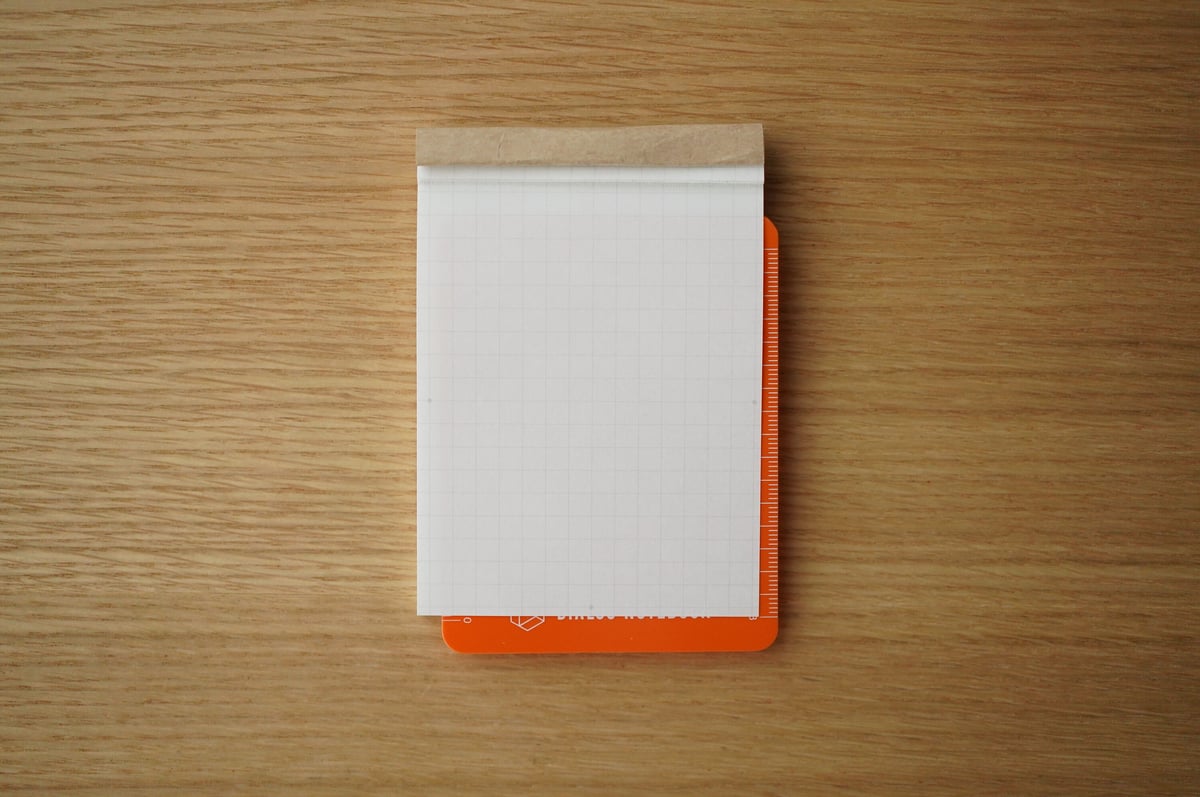 DNミニ下敷き（A7サイズ｜オレンジ） | DIALOG NOTEBOOK STORE