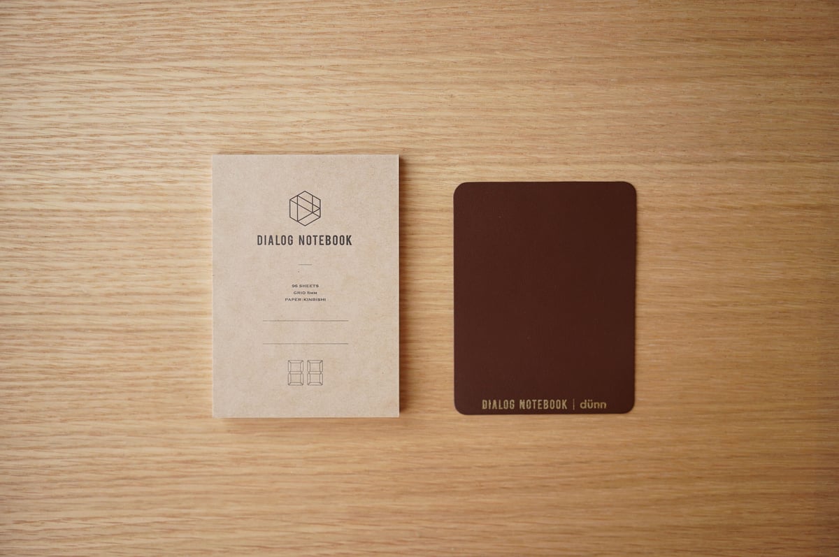 dünn DN本革ミニ下敷き（ブラウン） | DIALOG NOTEBOOK STORE