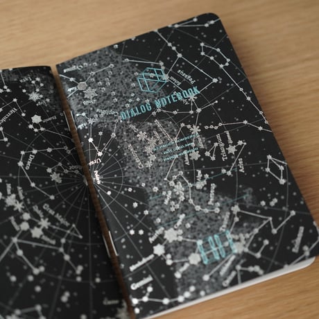 限定版ダイアログノートプレミアム「綺羅星紙」（3冊セット）｜DN002（ドット方眼）★