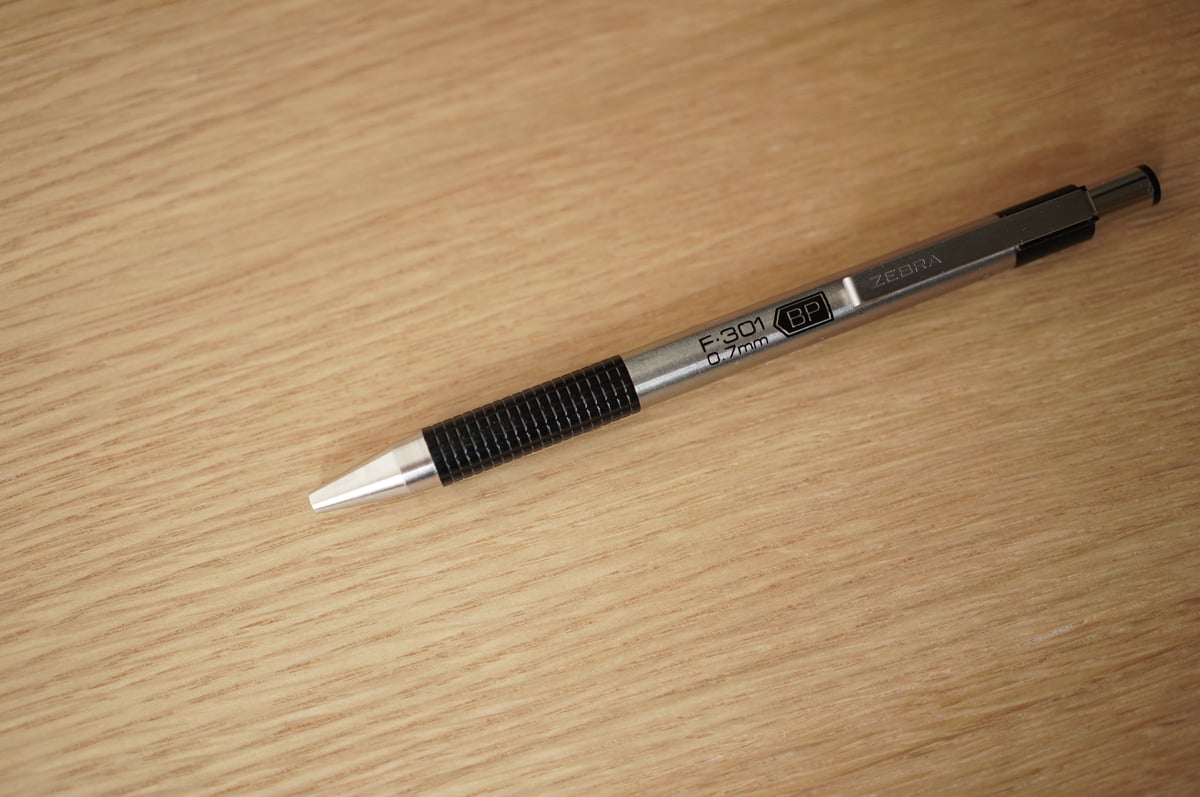 ゼブラ F−301BP ボールペン07 ノック式（1本） | DIALOG NOTEBOOK