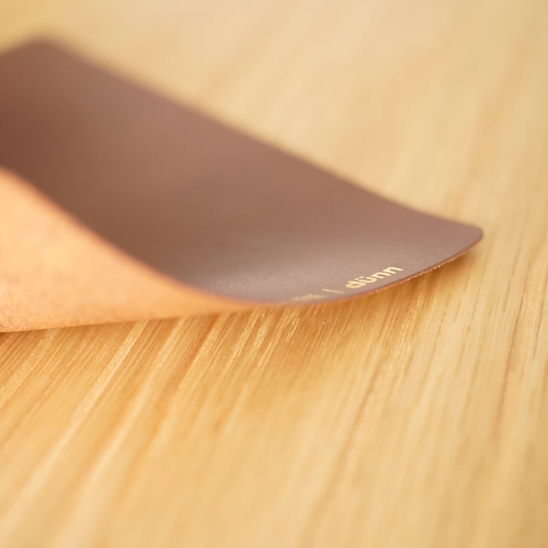 dünn DN本革ミニ下敷き（ブラウン） | DIALOG NOTEBOOK STORE