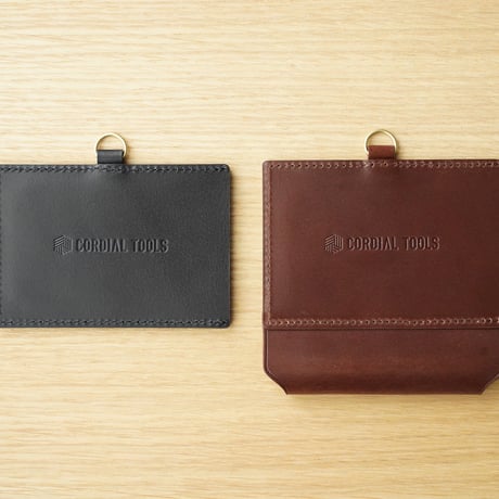 文具好きのためのIDケース｜ペンホルダー付き（マロン）CT06