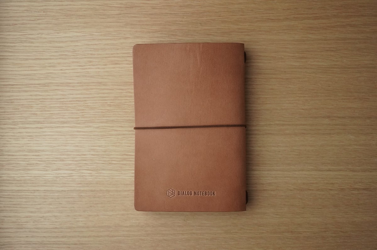 DNレザーノートカバー（ダブルオイルアンティークヌメ革・メープル