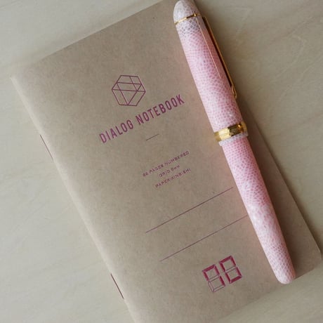限定版ダイアログノート「桜色 by iiro」（3冊セット）｜DN001（方眼）
