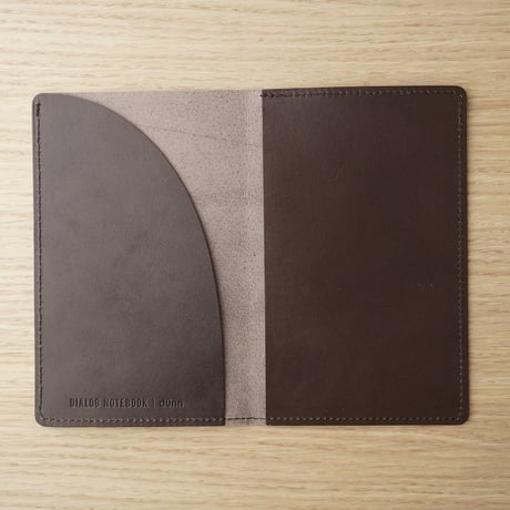 dunn ダイアログノート栃木レザーノートカバー（チョコ）