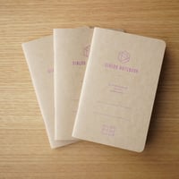 限定版ダイアログノート「桜色 by iiro」（3冊セット）｜DN001（方眼）