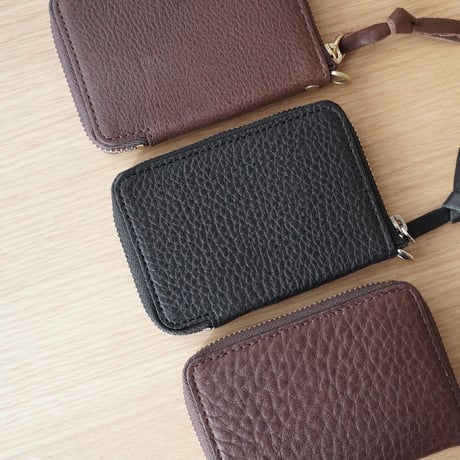 minimaround｜シンプルで自由な小さい財布（マロン）CT10