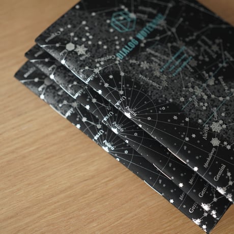 限定版ダイアログノートプレミアム「綺羅星紙」（3冊セット）｜DN002（ドット方眼）★