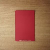 dünn DN本革下敷き（レッド）