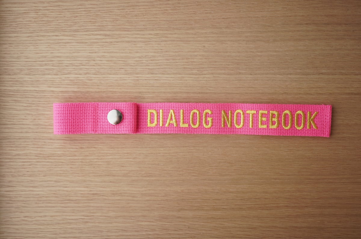 DNラゲージタグ（ピンク・英語） | DIALOG NOTEBOOK STORE