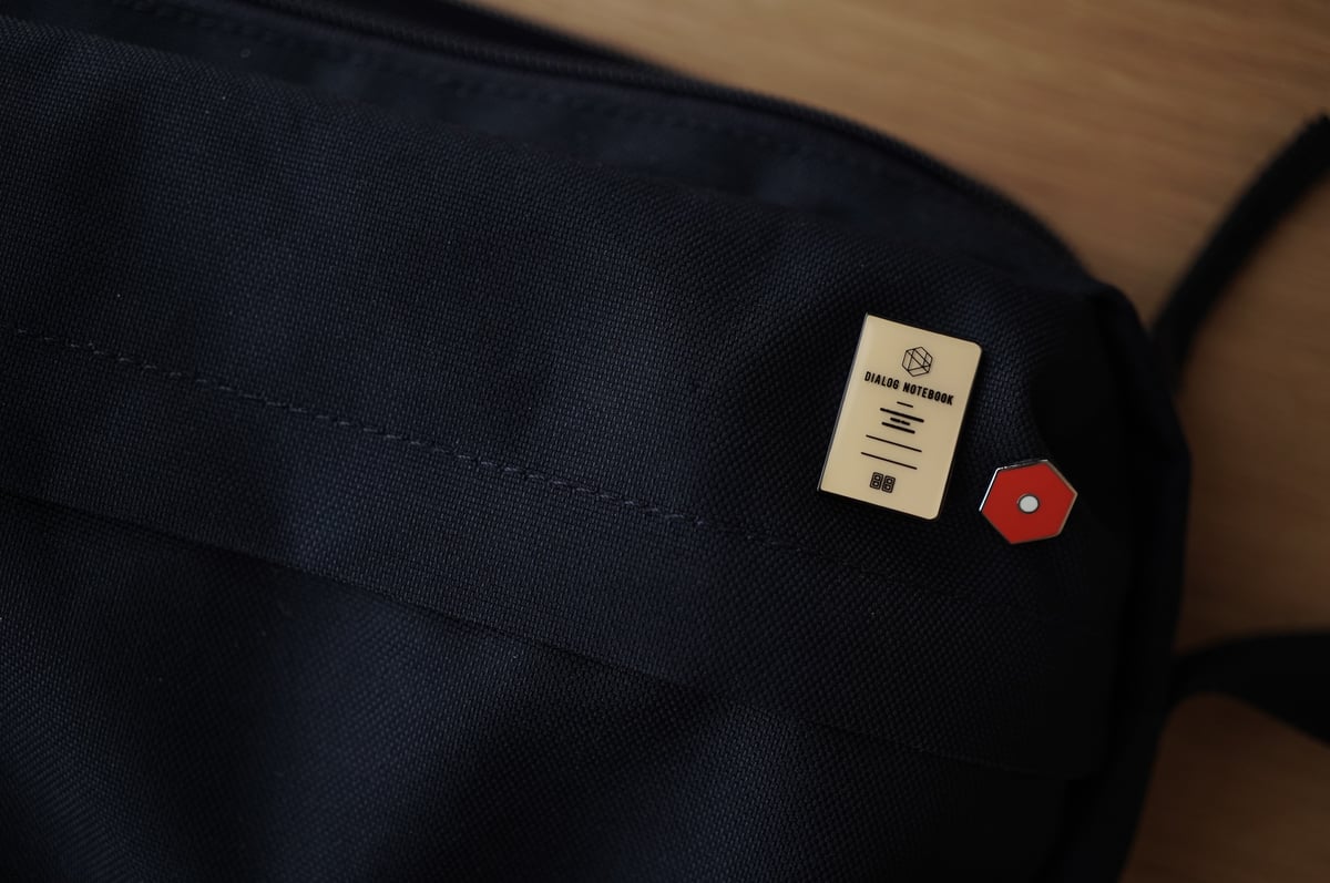 ダイアログノートピンバッジ（方眼モデル） | DIALOG NOTEBOOK STORE