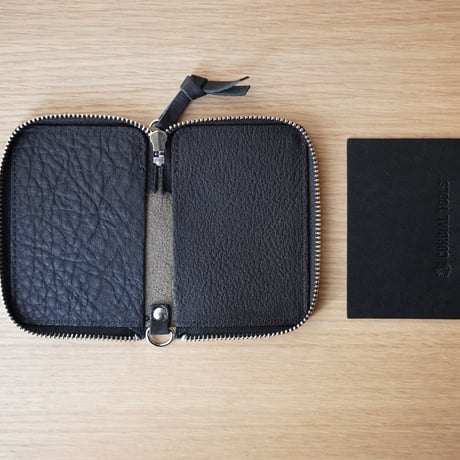 minimaround｜シンプルで自由な小さい財布（ブラック）CT09