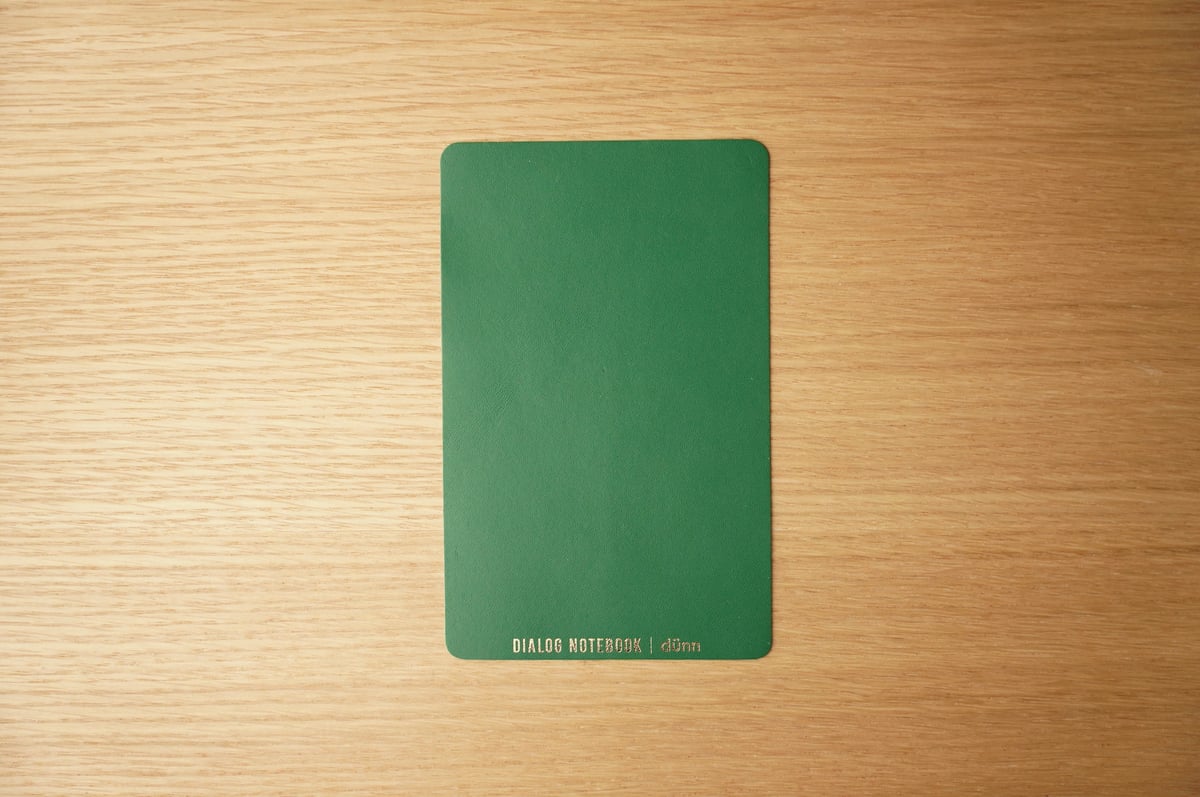 dünn DN本革下敷き（グリーン） | DIALOG NOTEBOOK STORE