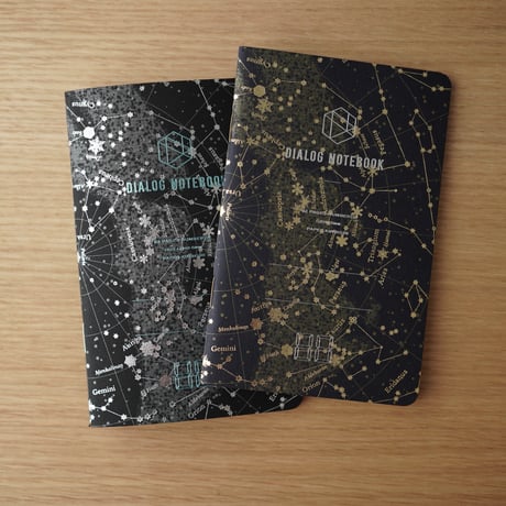 限定版ダイアログノートプレミアム「綺羅星紙」（3冊セット）｜DN002（ドット方眼）★