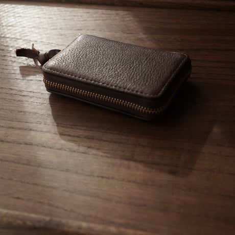 minimaround｜シンプルで自由な小さい財布（マロン）CT10