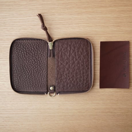 minimaround｜シンプルで自由な小さい財布（マロン）CT10