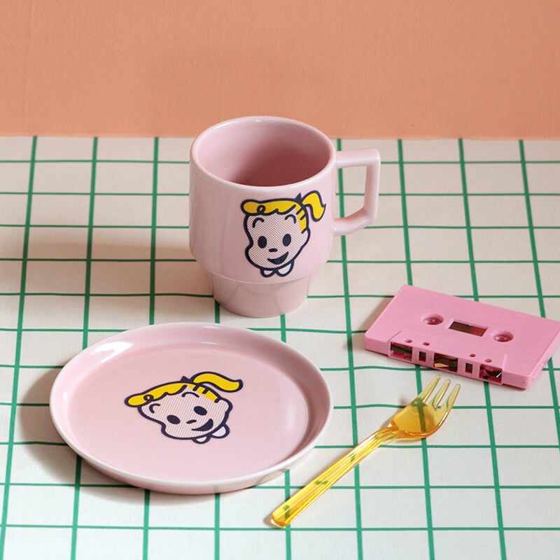 【当時物】オサムグッズ 原田治 ジャック マグカップ レトロ ダスティミラー社製 当時物 原田治 オサムグッズ レア 食器 ドット 昭和レトロ
