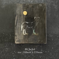 田中健太郎　vintage KAWARA art work   #6 Jackal