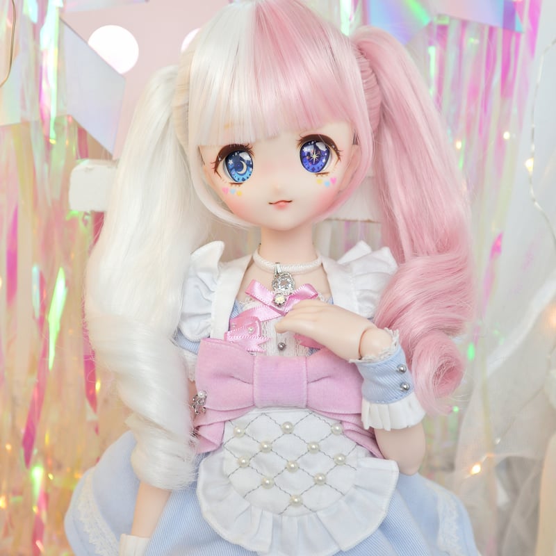 確認　ヘアゴム ヘアリボン ツインテール　864　ドット　水玉　ネイビー 確認ヘアゴム ヘアリボン ツインテール864ドット水玉ネイビー