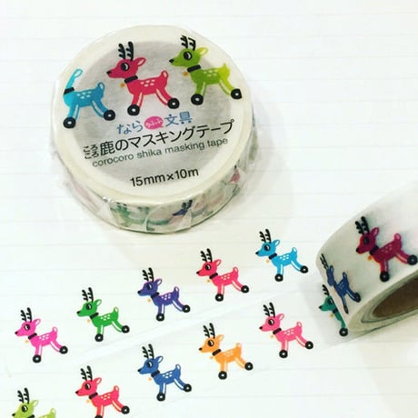 ころころ鹿のマスキングテープ