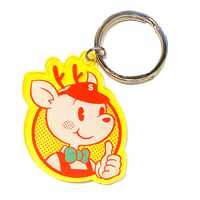 ニコニコシカマート　アクリルキーホルダー