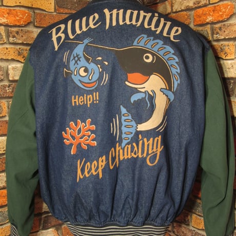 BAPE XL オリーブジャケット　スタジャン A BATHING APE（アベイシングエイプ）の「BAPE PATCH VARSITY