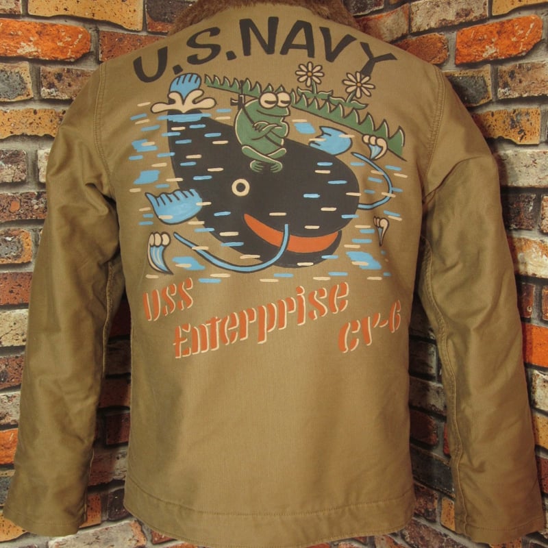 アルファ N-1デッキジャケット Lサイズ40 ナマズ カエル 裏ボア 松岡佳博 アルファ N-1デッキジャケット Lサイズ40 ナマズ カエル 裏ボア 松岡佳