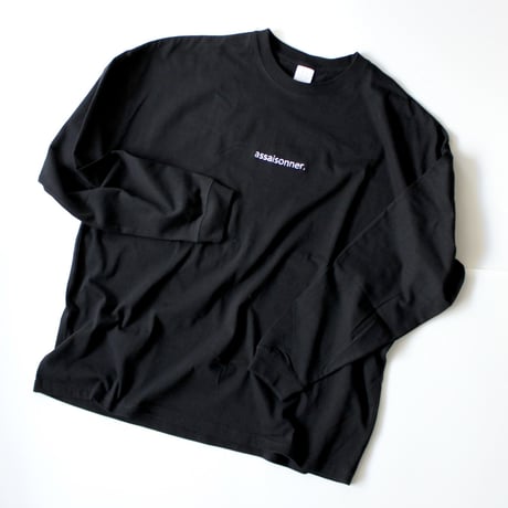 刺繍ロゴロングTシャツ