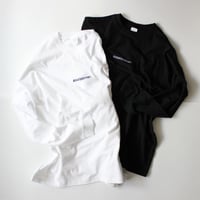 刺繍ロゴロングTシャツ