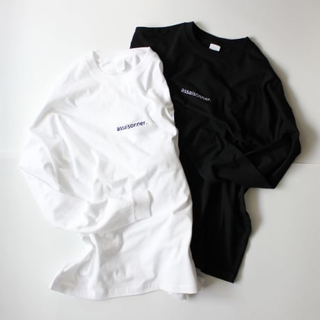 刺繍ロゴロングTシャツ