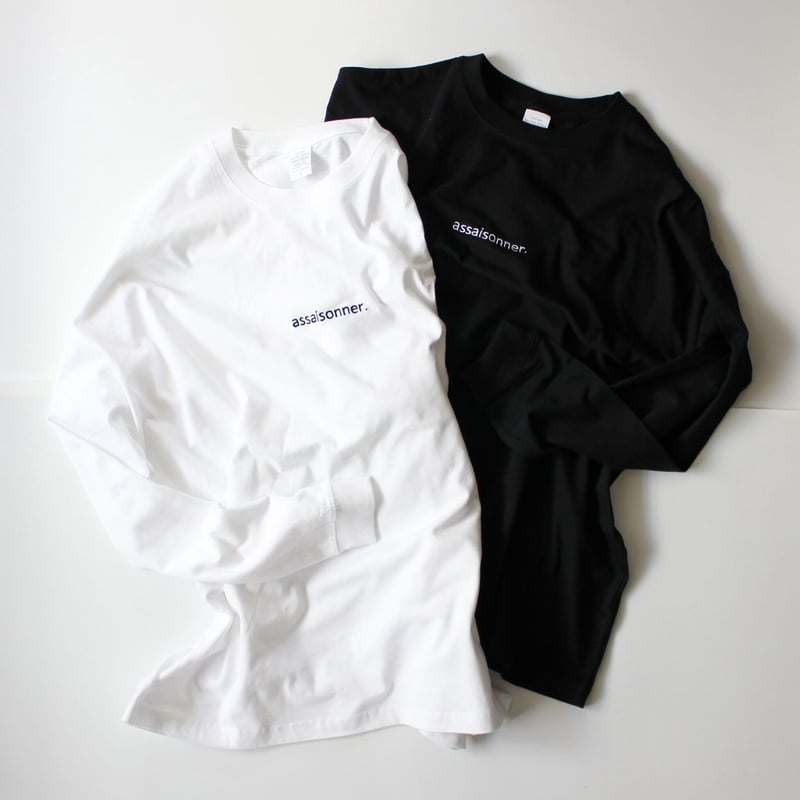 刺繍ロゴロングTシャツ | assaisonner. STORE 刺繍ロゴロングTシャツ | assaisonner. STORE