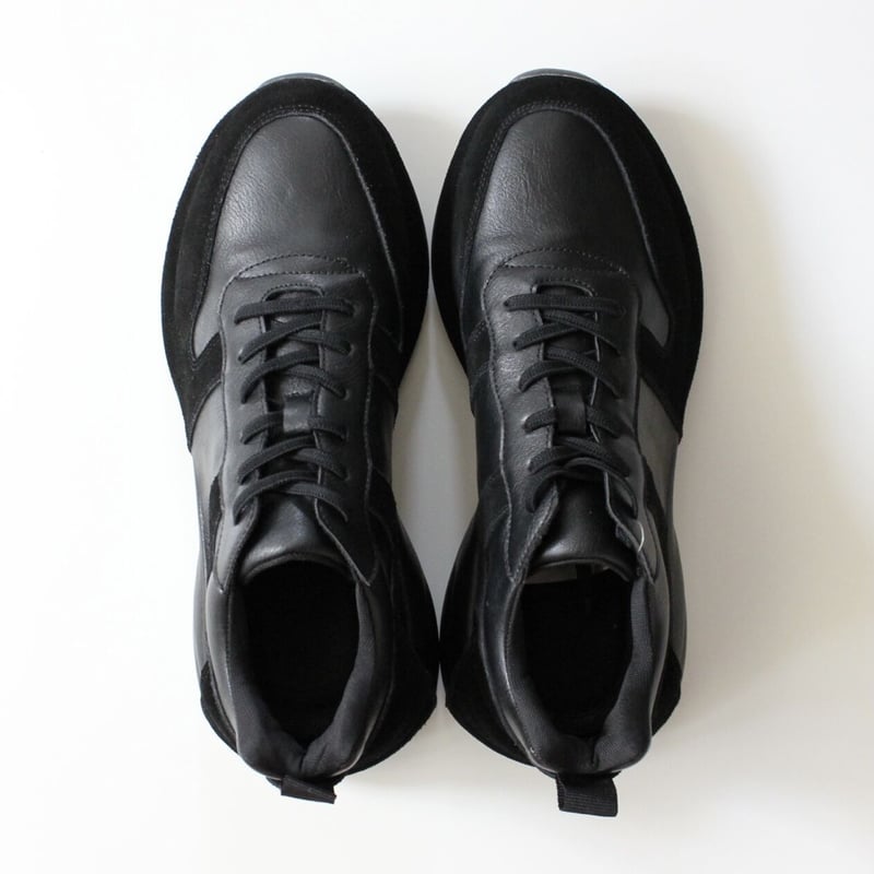 スニーカー BRECON フェイクレザー フェイクレザースニーカー | assaisonner. STORE