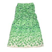mesh print  skirt