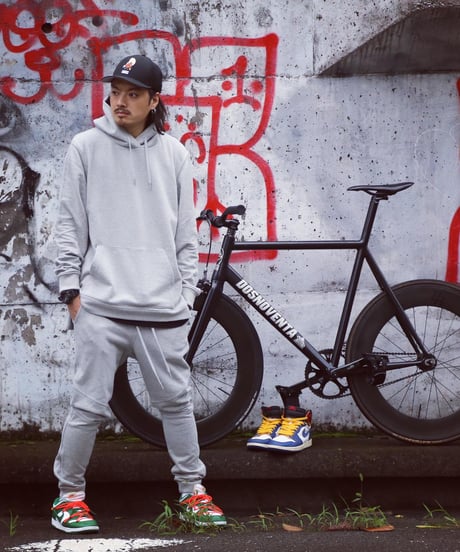 【超撥水・メディアで話題】プルオーバーサイドファスナーパーカー杢グレー Pullover Side Zip Hooded Sweatshirt Heather Gray