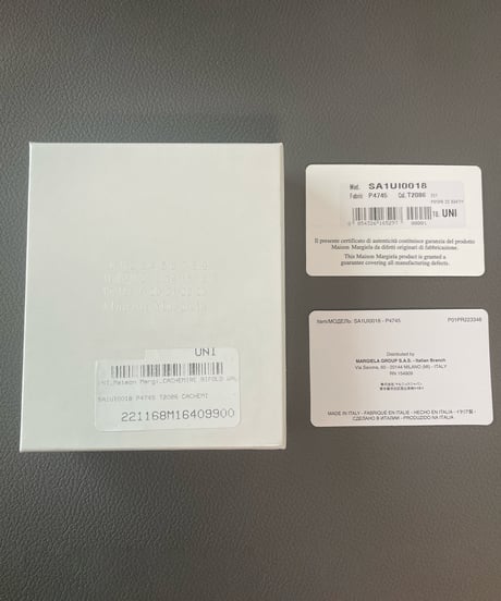 【送料込/新品/正規品】Maison Margiela メゾンマルジェラミニウォレット2つ折り財布マネークリップ