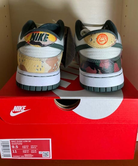 【送料込/最安値】新品NIKE DUNK LOW SE Sail Multi-Camo