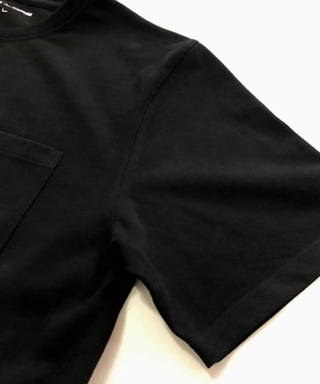 【フジテレビ・チョコプラさん着用】元祖・超撥水Tシャツ／再入荷不可・特別価格・メディア多数掲載／Box Pocket Side Slit Tee Black