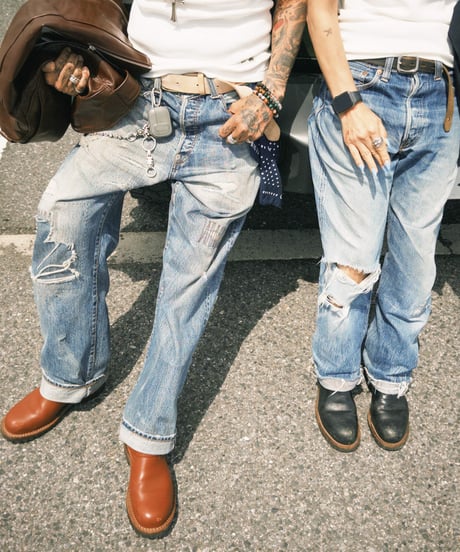 【限定36着】MADE IN YP | RE:LORE『VINTAGE REPAIR SELVEDGE JEANS』