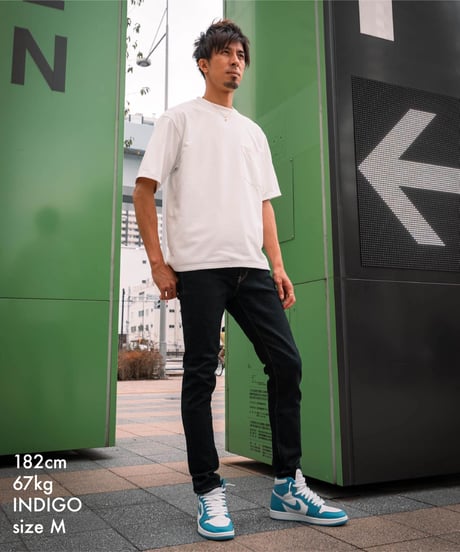 【完売間近】ご支援額：1,000万円超／世界陸上メダリストが本気で走れる／2倍のび〜る超撥水デニム『GUM-GUM JEANS』INDIGO／インディゴ／加工無し濃色