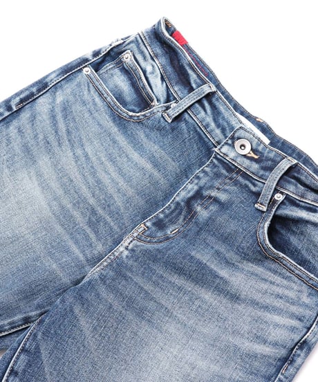 【特許超撥水】脚を長く・まっすぐ・美しく魅せる神JEANS WOMEN／脚痩せ効果抜群／LIGHT BLUE／ライトブルー／ヴィンテージ淡色
