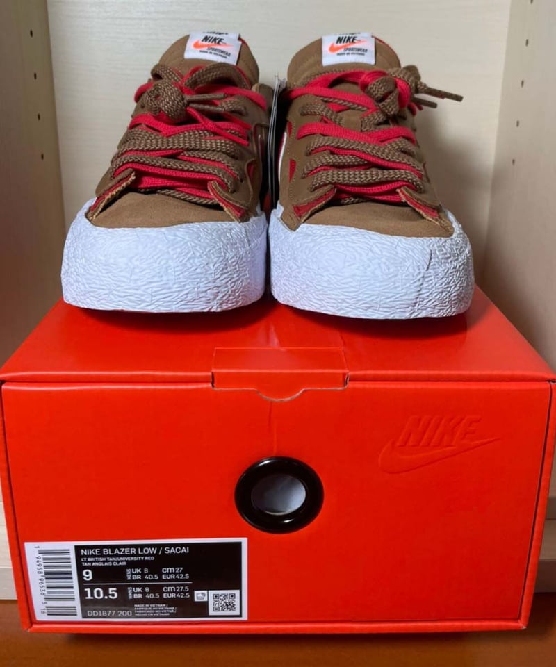 送料込/国内最安値】新品 NIKE x Sacai BLAZER LOW 