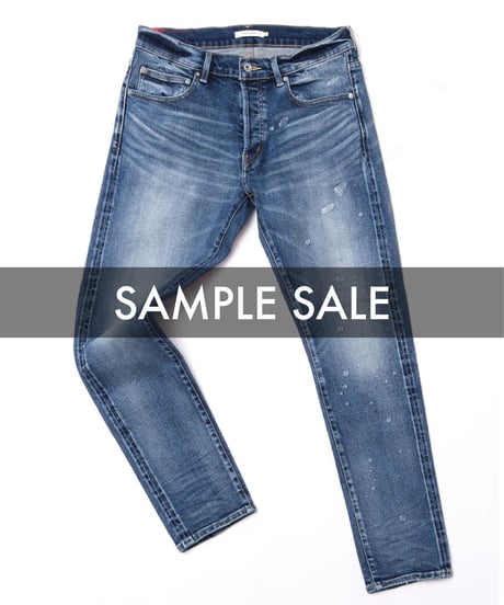 【サンプルも全て完売御礼】14.5OZ／ヘビーオンスハイパーストレッチデニムパンツ　Vintage Mid Blue／ヴィンテージミッドブルー