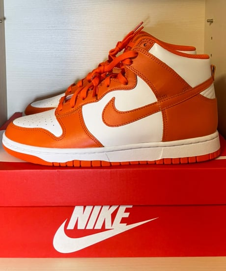 【送料込/最安値】新品 NIKE DUNK HI RETRO ORANGE BLAZE (MENS)