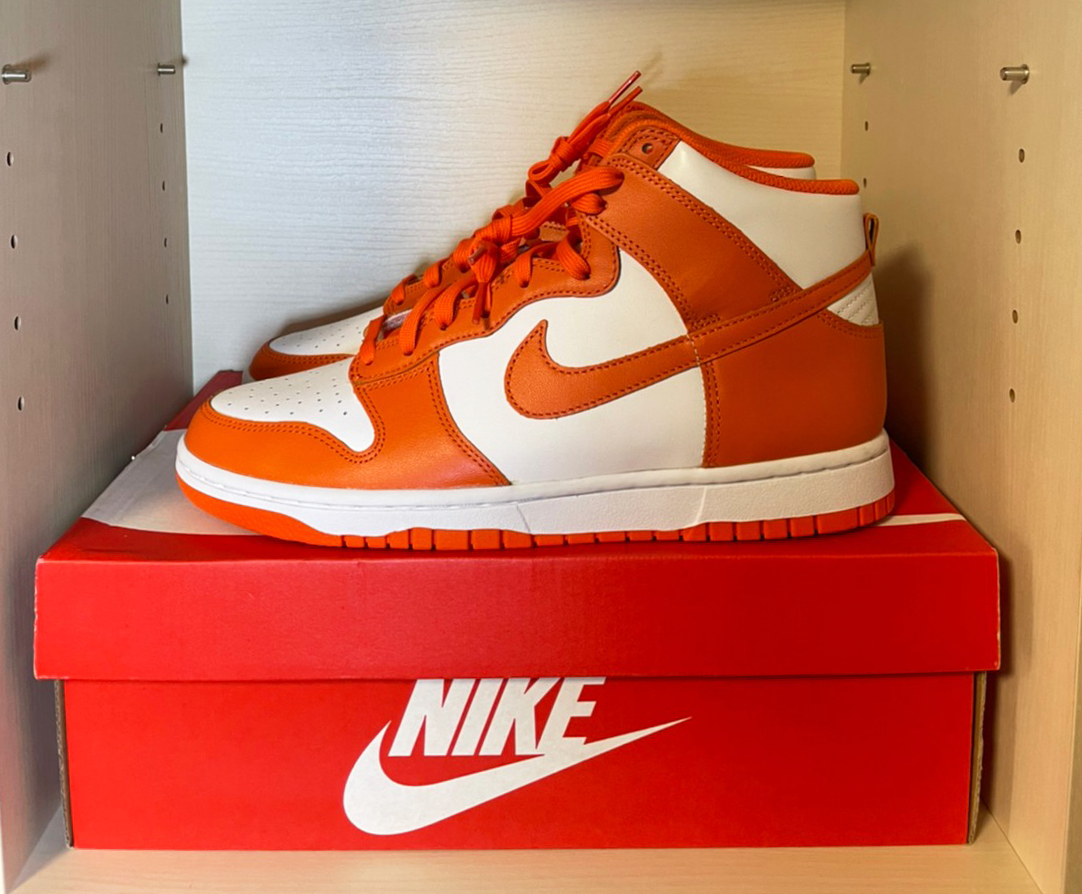 26.5cm NIKE DUNK HIGH RETRO Orange Blaze