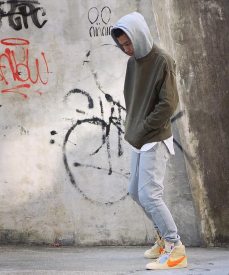 【奇跡の再入荷・1着限定】脚が長く見える5ポケットスウェットパンツ／Slim-fit Tapered Sweat Pants 杢グレー／GREY