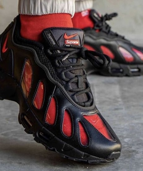 【先着１名様/送料込/国内最安値】新品 NIKE AIR MAX 96 "SUPREME"BLACK/SPEED RED-CLEAR
