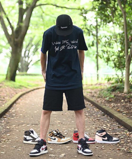 【超撥水・手ぶら】5ポケットスウェットショートパンツ ブラック 黒 Boxy Cut Off Sweat Short Pants Black　19S-218