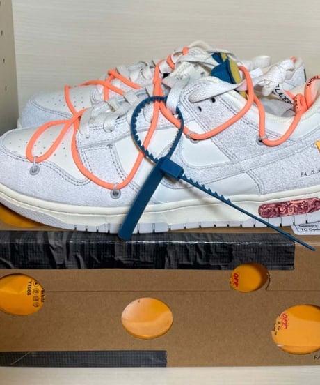 【抽選・定価販売／送料込み】Off-White﻿﻿﻿﻿﻿™ × NIKE DUNK LOW / オフホワイト × ナイキダンクロー