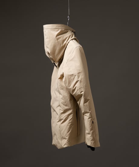 完売御礼・再販不可【1着限定】7,300円お得 SAMPLE品 THE WISDOM DOWN PARKA 最強手ぶらダウンジャケット BEIGE